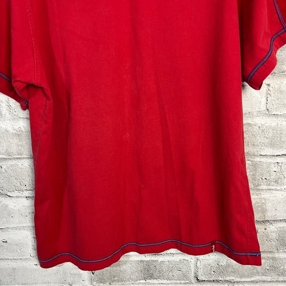 Levi’s Jeans Y2K Red Tab Relaxed Fit Red Graphic Short Sleeve T-Shirt - Picture 5 of 13